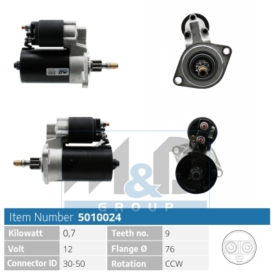 [5010024] Starter motor