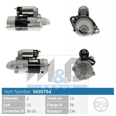 [5035754] Starter motor