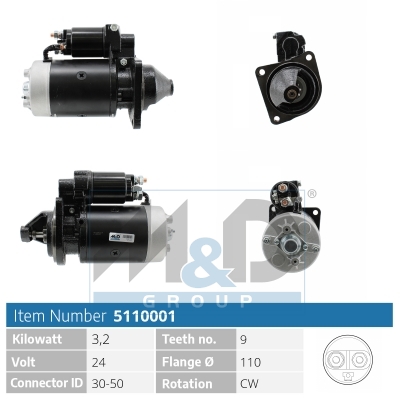 [5110001] Starter motor