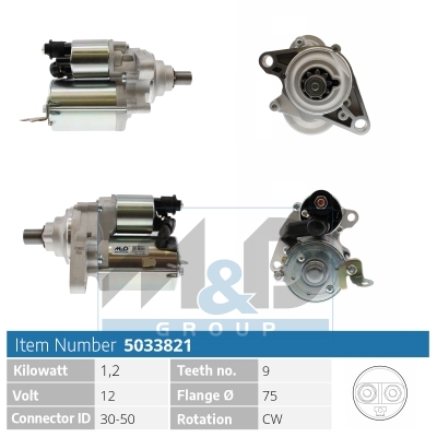 [5033821] Starter motor