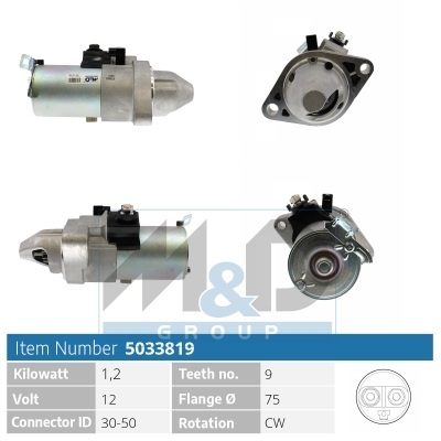[5033819] Starter motor