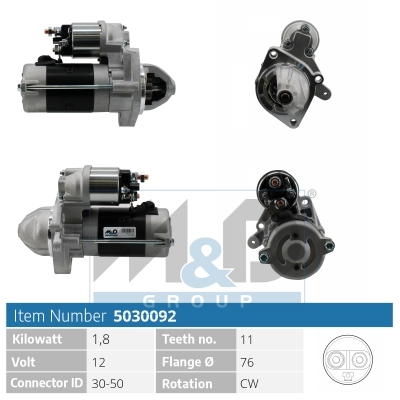 [5030092] Starter motor