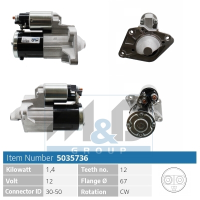 [5035736] Starter motor