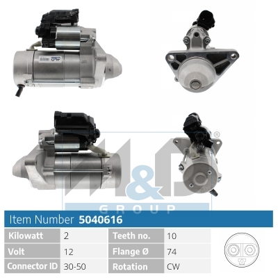 [5040616] Starter motor