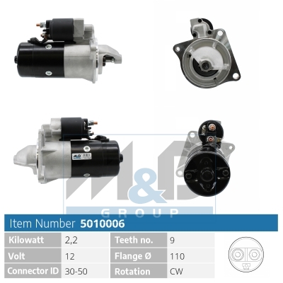 [5010006] Starter motor