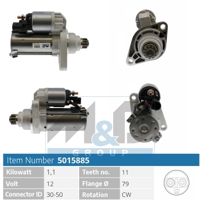 [5015885] Starter motor