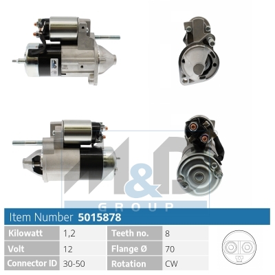 [5015878] Starter motor