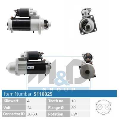 [5110025] Starter motor