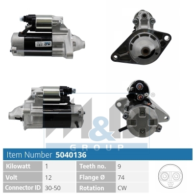 [5040136] Starter motor