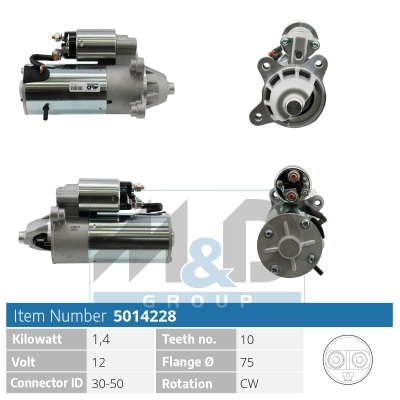 [5014228] Starter motor