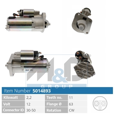 [5014893] Starter motor