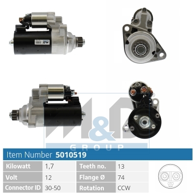 [5010519] Starter motor