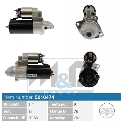 [5010474] Starter motor
