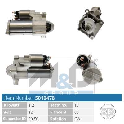 [5010478] Starter motor
