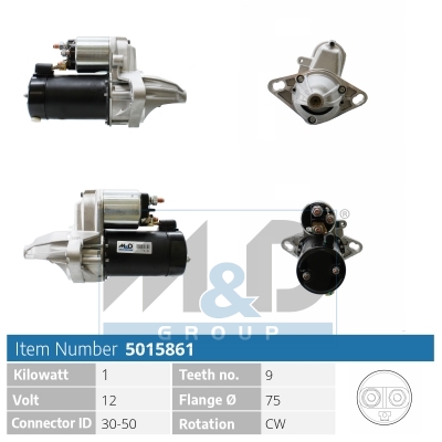 [5015861] Starter motor