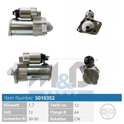 [5010352] Starter motor