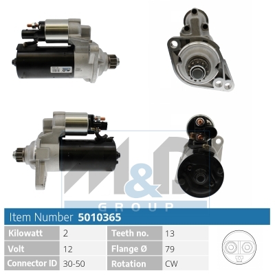 [5010365] Starter motor