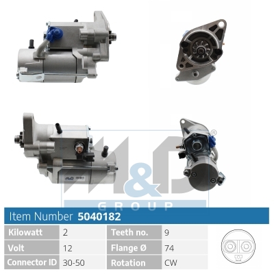 [5040182] Starter motor