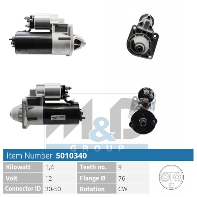 [5010340] Starter motor