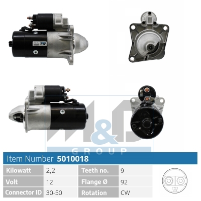 [5010018] Starter motor