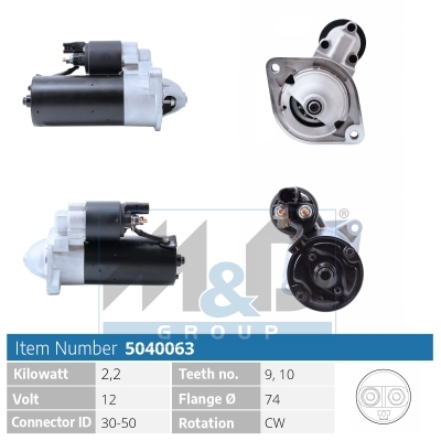 [5040063] Starter motor