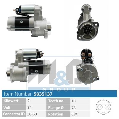[5035137] Starter motor