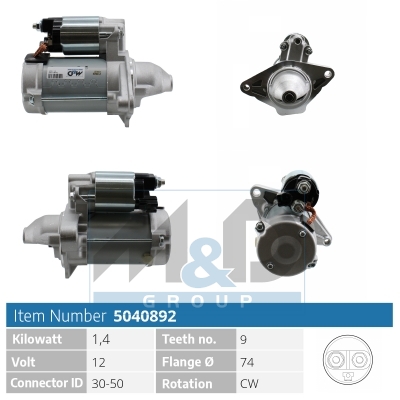 [5040892] Starter motor
