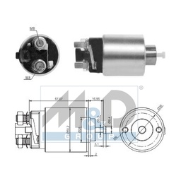 Solenoid Switch, starter