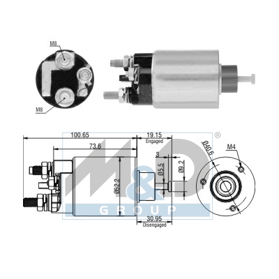 [46307] Solenoid Switch, starter