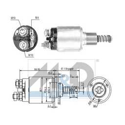 Solenoid Switch, starter
