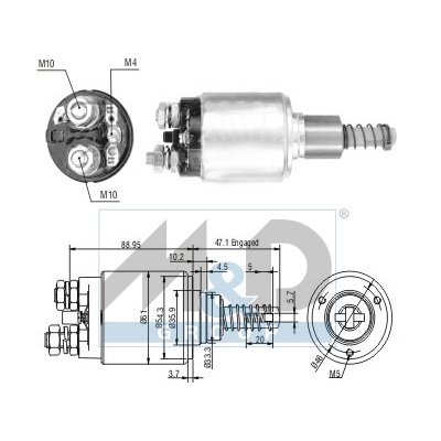 [46239] Solenoid Switch, starter