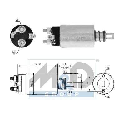 [46328] Solenoid Switch, starter
