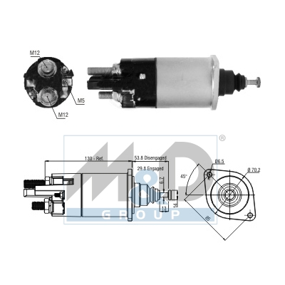 [46255] Solenoid Switch, starter