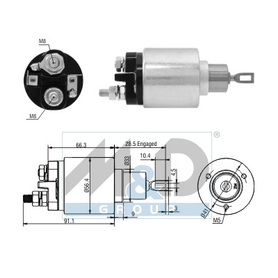 [46303] Solenoid Switch, starter