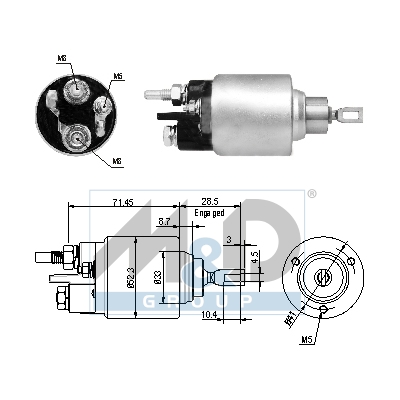 [46264] Solenoid Switch, starter