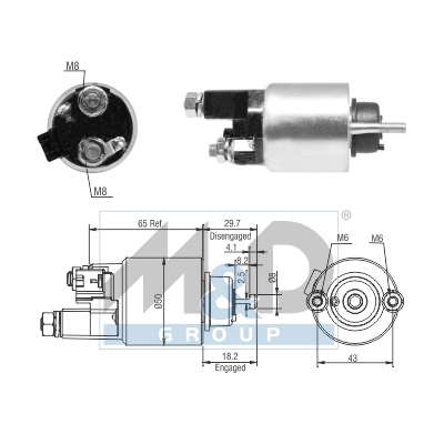 [46298] Solenoid Switch, starter