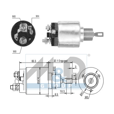 [46244] Solenoid Switch, starter