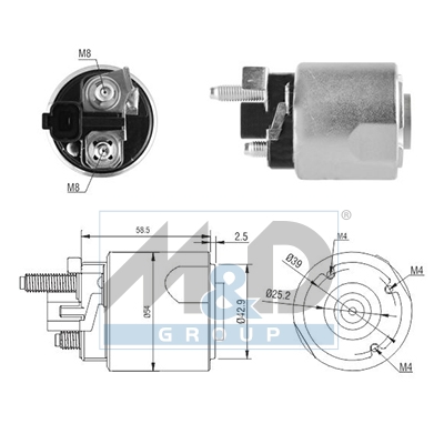 [46224] Solenoid Switch, starter