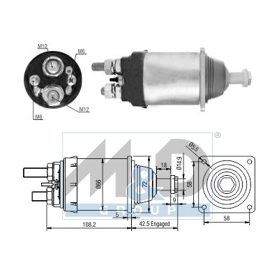[46253] Solenoid Switch, starter