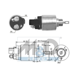 Solenoid Switch, starter