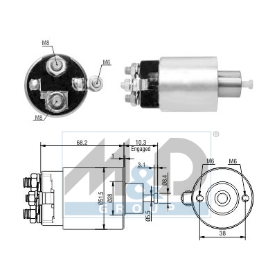[46280] Solenoid Switch, starter