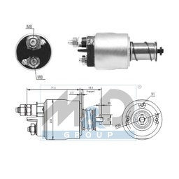 Solenoid Switch, starter