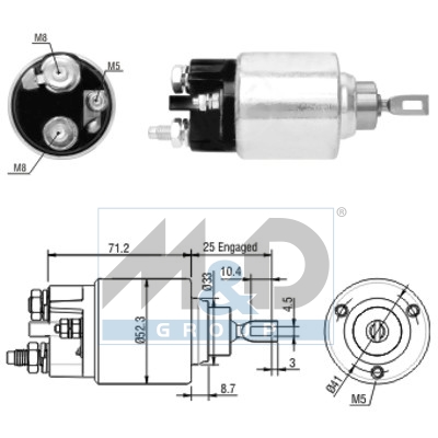 [46154] Solenoid Switch, starter