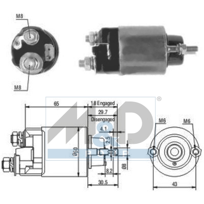 [46097] Solenoid Switch, starter