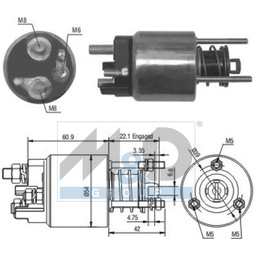 Solenoid Switch, starter