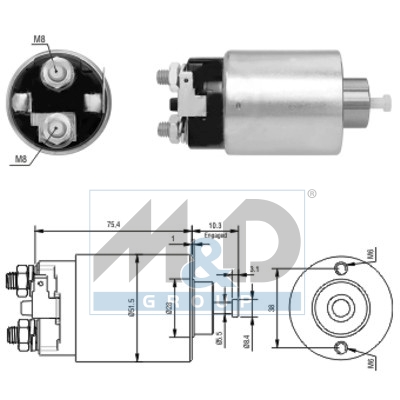 [46178] Solenoid Switch, starter