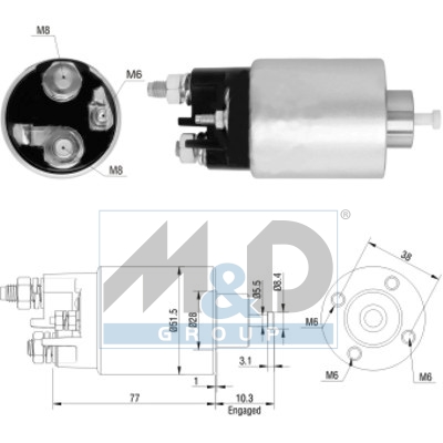 [46157] Solenoid Switch, starter