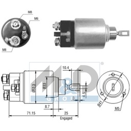 Solenoid Switch, starter