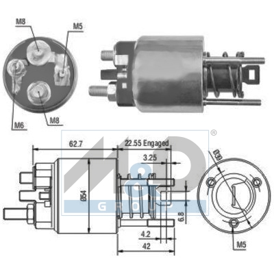 [46080] Solenoid Switch, starter