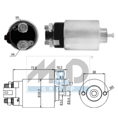 [46156] Solenoid Switch, starter